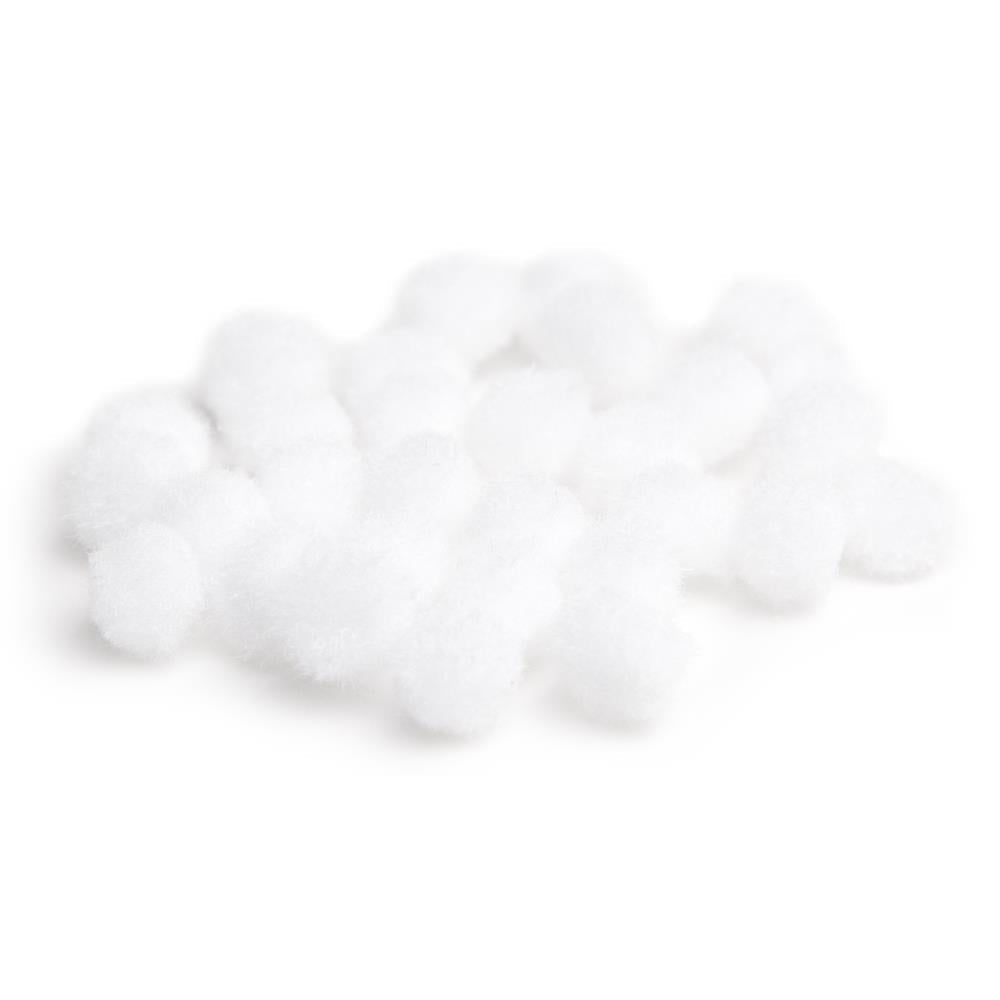 Cousin White Pom Poms 7mm 40000810 product 2