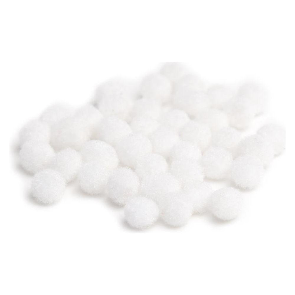 Cousin White Pom Poms 5mm 40000791 side