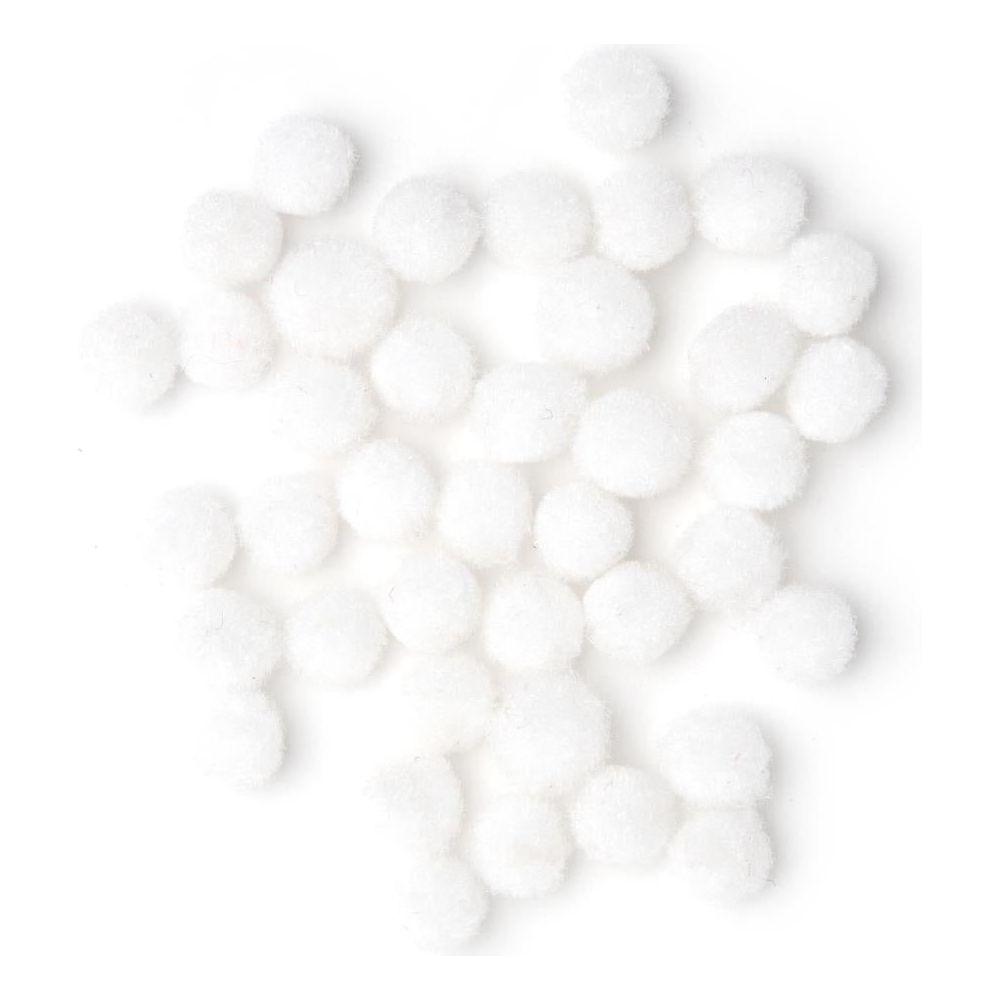 Cousin White Pom Poms 5mm 40000791 front