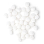 Cousin White Pom Poms 5mm 40000791 front