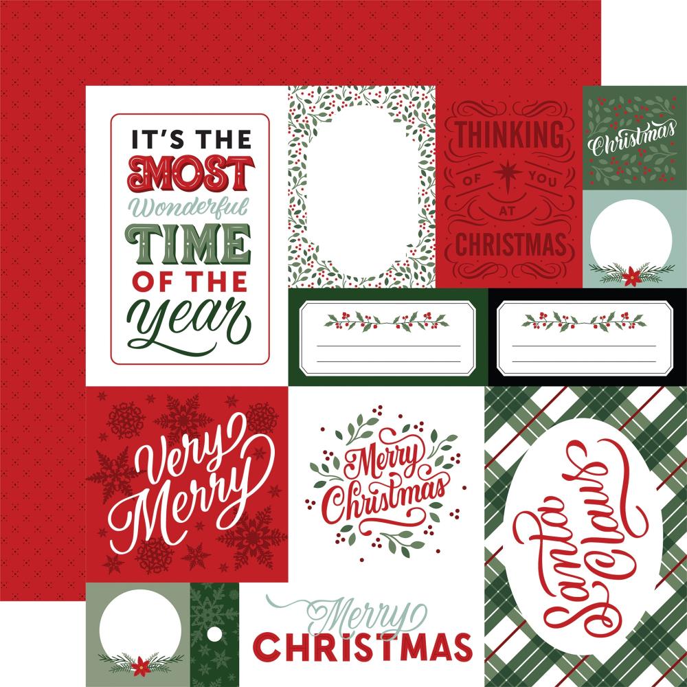 Echo Park Christmas Salutations No. 2 12 x 12 Collection Kit csa289016 Very Merry Christmas