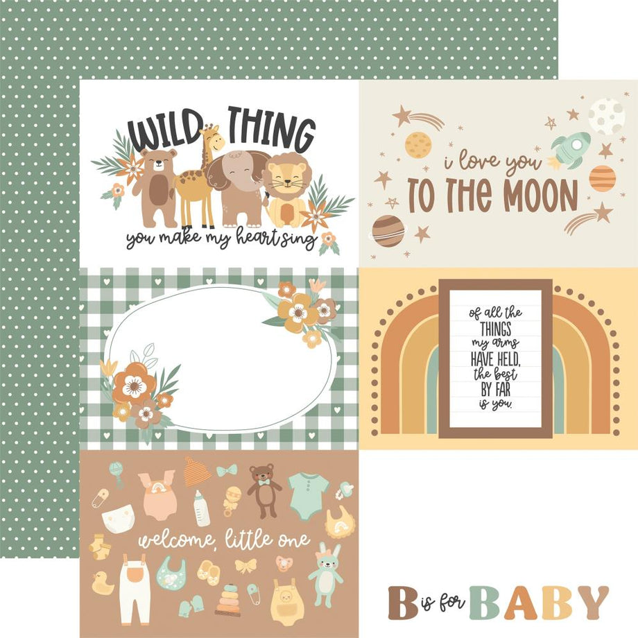 Welcome Baby Boy Puffy Stickers - Echo Park Paper Co.