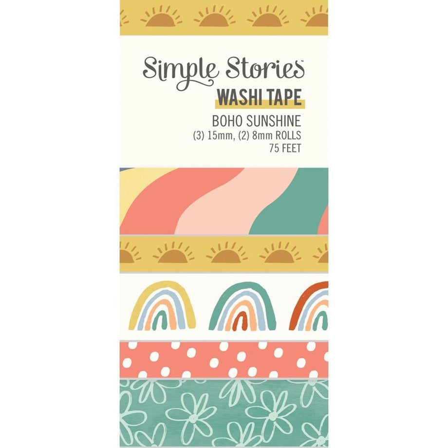 Digital Washi Tape Sticker Pack Boho Planner Washi Tape Stickers