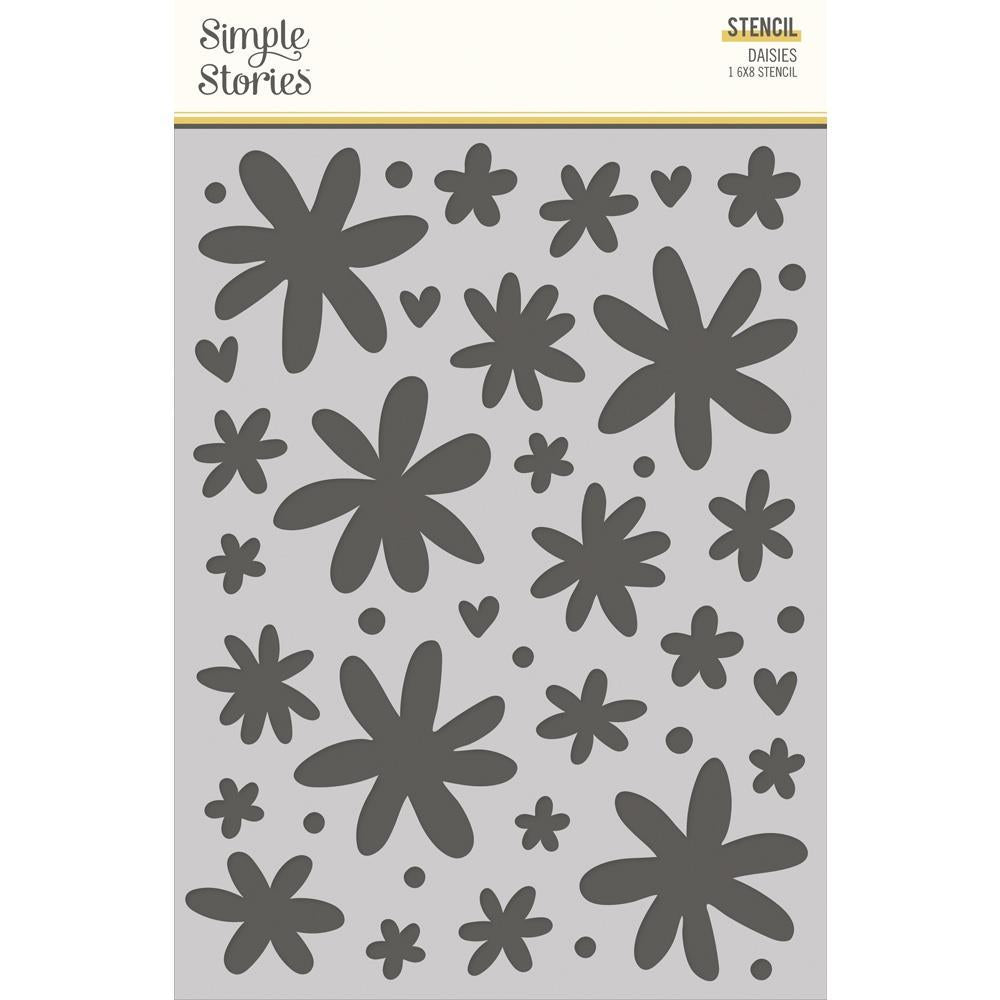 Simple Stories Boho Sunshine Daisies 6 x 8 Stencil 19926