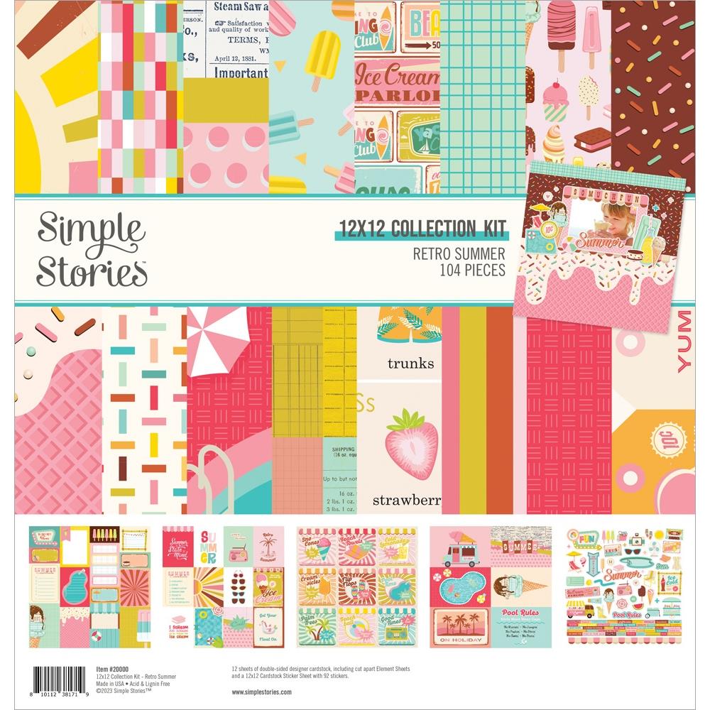 Simple Stories 12x12 Retro Summer Collector's Essential Kit