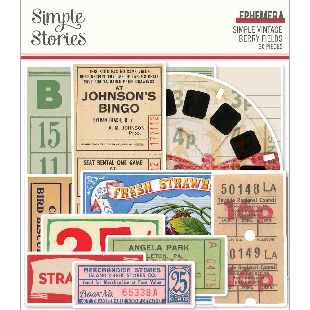 Simple Stories Simple Vintage Essentials Collection Pack, Ephemera
