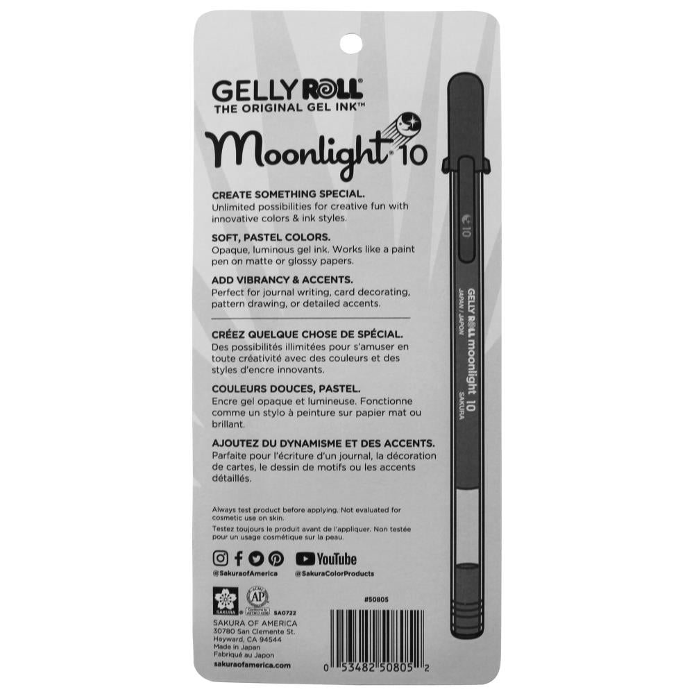 Sakura Gelly Roll Moonlight 10 Bold 5 Pack Pens 50805sk Backer