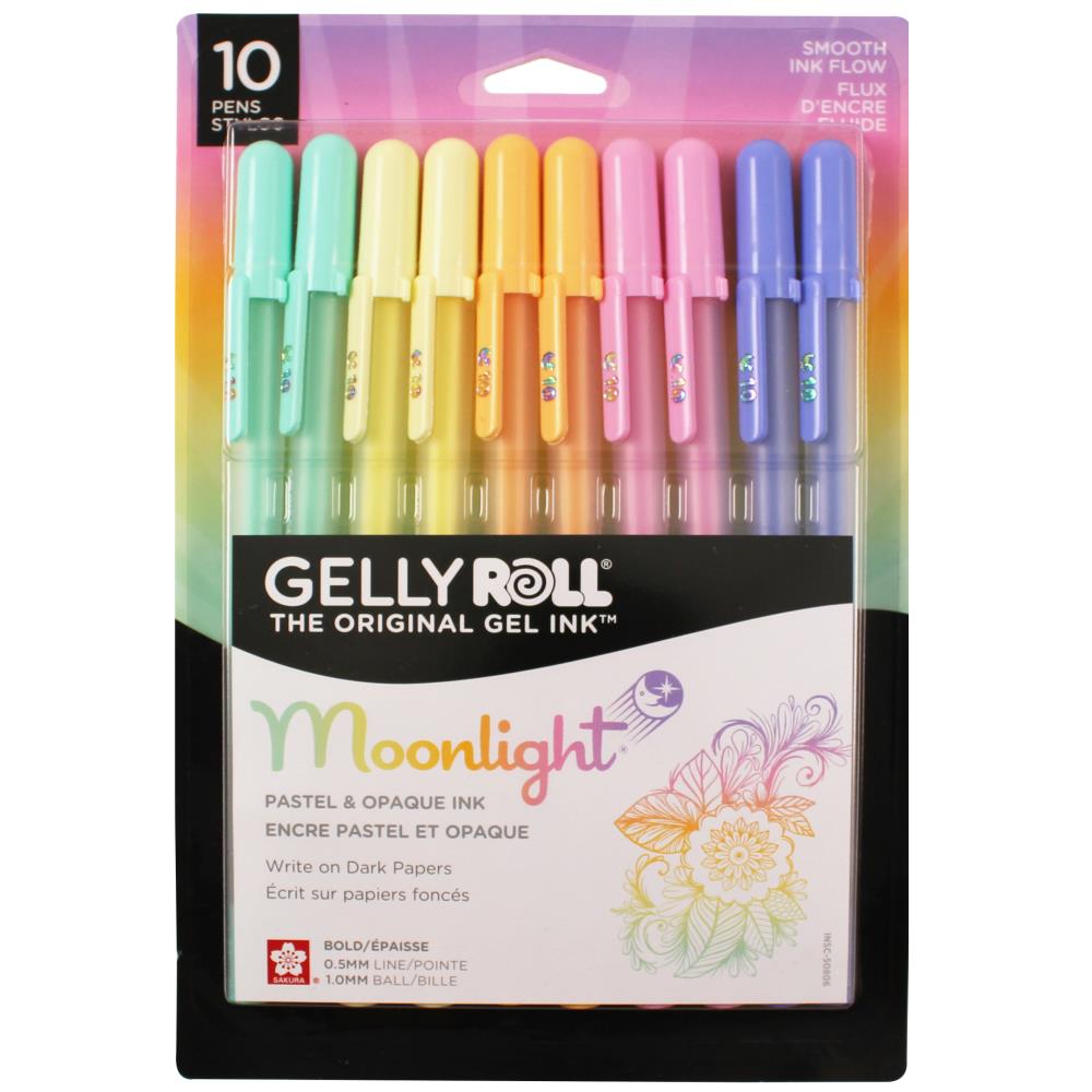 Sakura Gelly Roll Moonlight 10 Bold 10 Pack Pens 50806