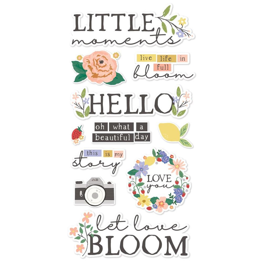 Simple Stories The Little Things - Foam Stickers