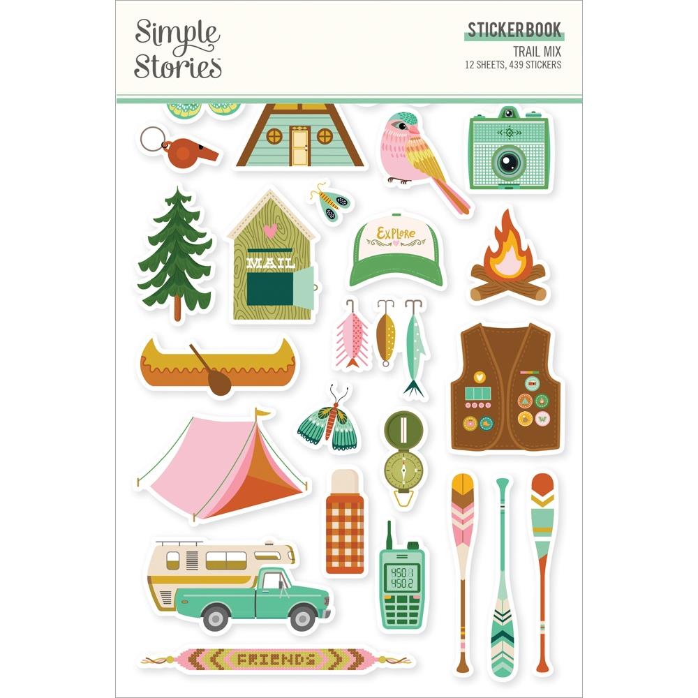 Simple Stories Trail Mix Sticker Book 20321