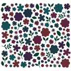 Simple Stories Darks Color Vibe Flowers Bits And Pieces 13467 Close-up, detailed view showcasing the intricate cardstock pieces