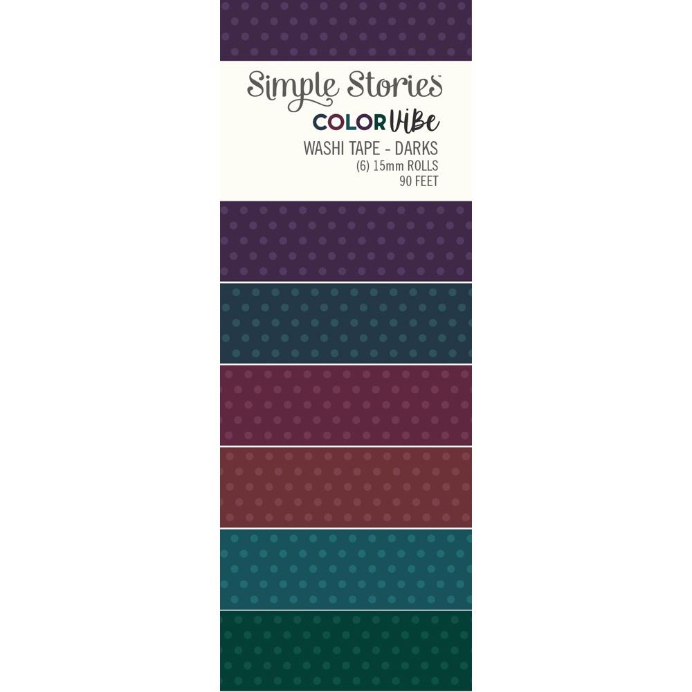 Simple Stories Darks Color Vibe Washi Tape 13470