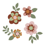 Simple Stories Boho Color Vibe Flowers Bits And Pieces 13481 detailed close-up view highlighting the intricate features of the cardstock pieces