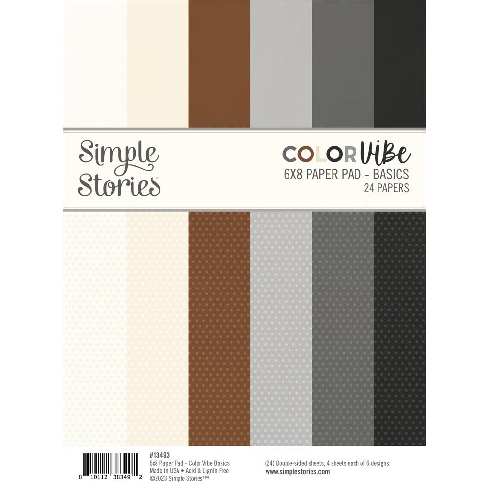 Simple Stories Color Vibe Basics 6 x 8 Paper Pad 13493