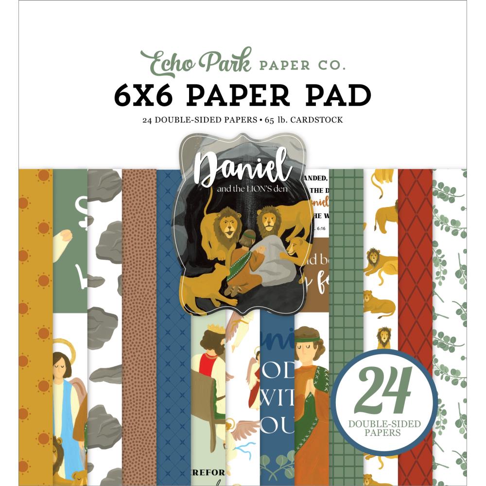 Echo Park Bible Stories Daniel And The Lion's Den 6 x 6 Paper Pad bsd315023