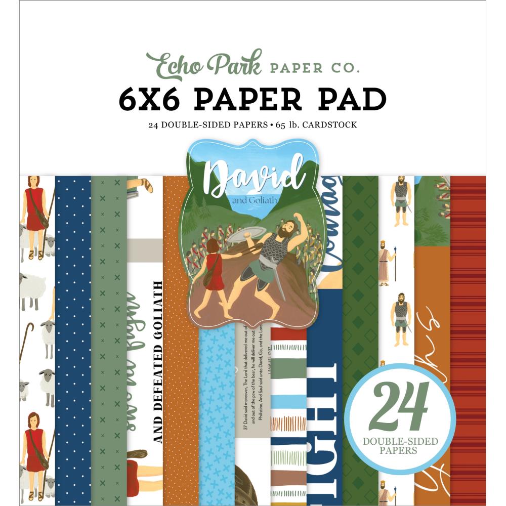 Echo Park Bible Stories David And Goliath 6 x 6 Paper Pad bsg315023