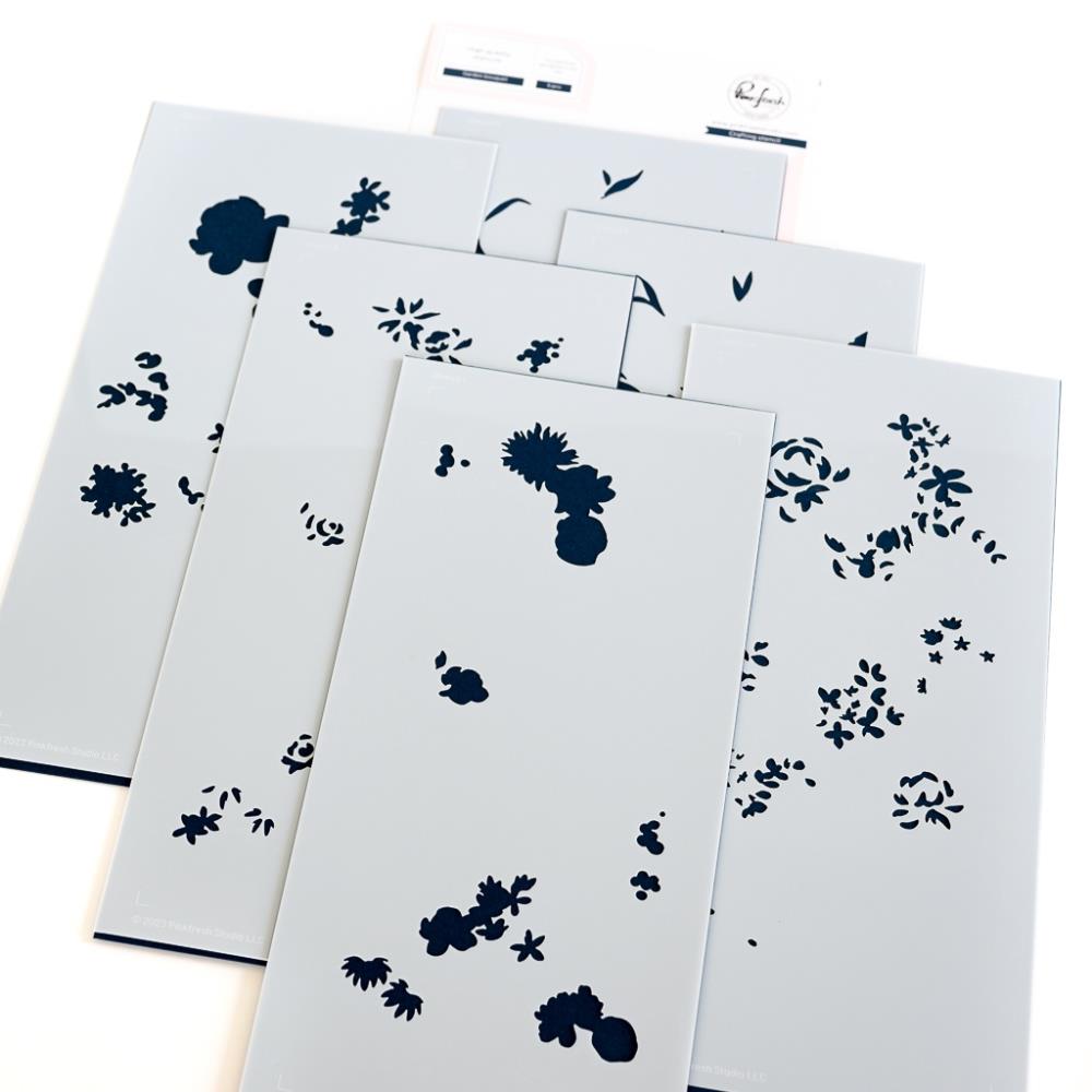 PinkFresh Studio Garden Bouquet Stencil Set 197423