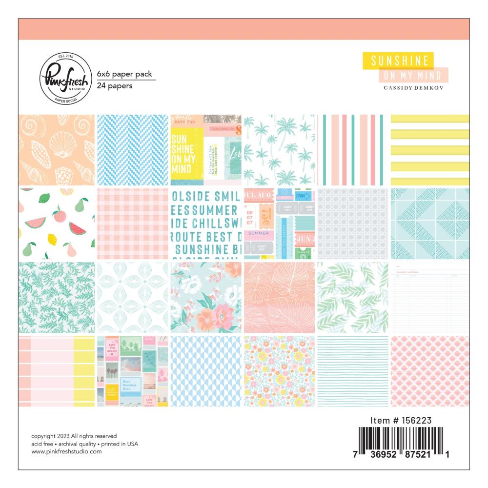 Paper Pack | Hey Summer 12x12 (Single-Sided)