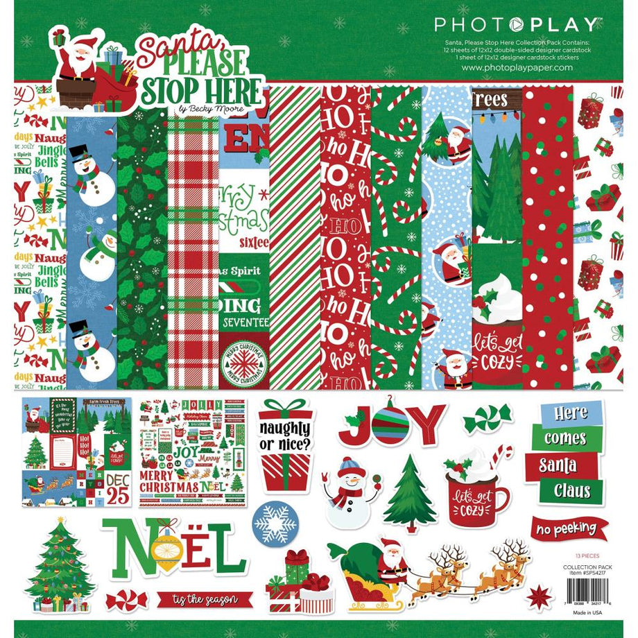Ki Memories 12 x 12 Christmas Trees Scrapbook Paper