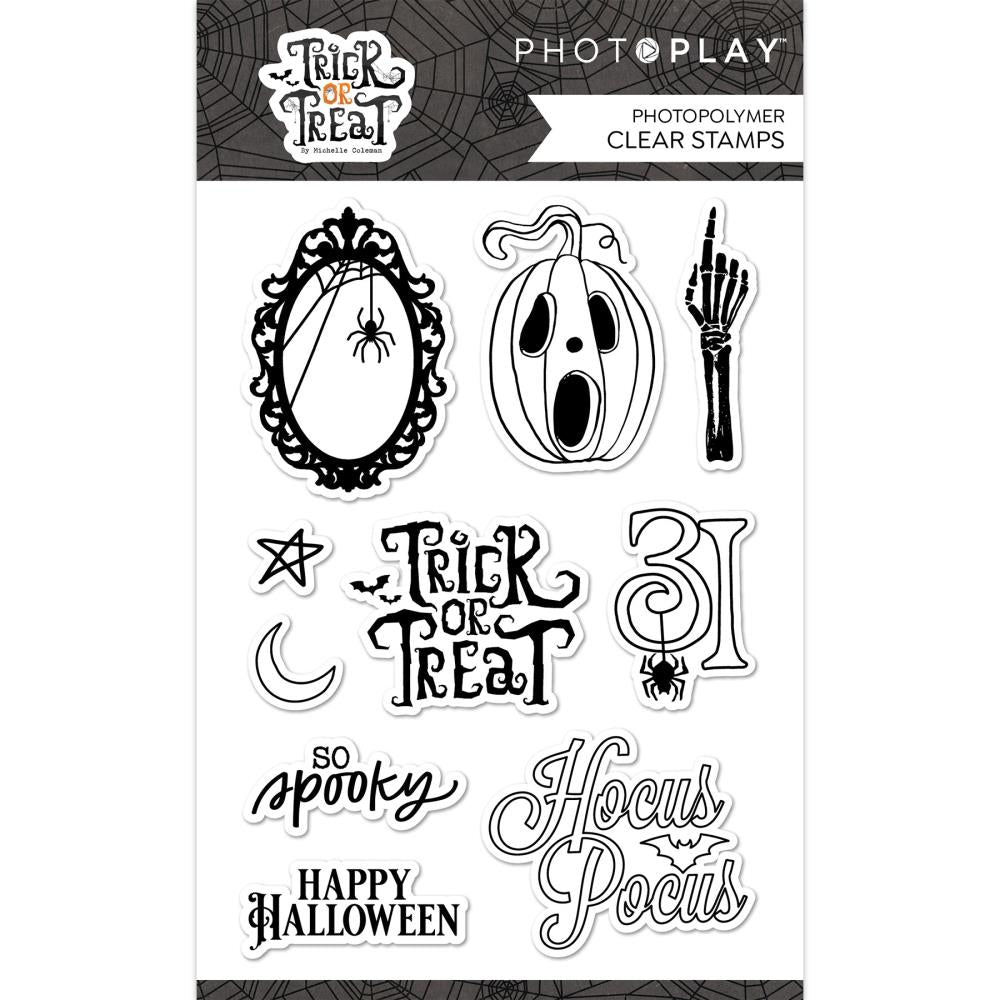 PhotoPlay Trick Or Treat Clear Stamps tot4240
