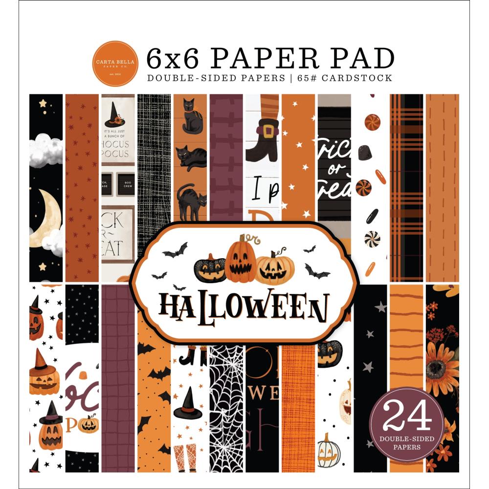 Carta Bella Halloween 6 x 6 Paper Pad cbhw324023
