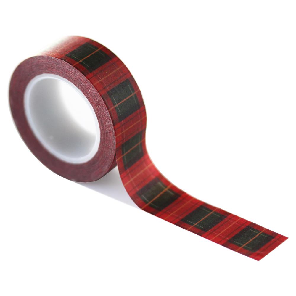 Carta Bella Classic Christmas Plaid Washi Tape cbawc328037 Detailed Product View Out of Package
