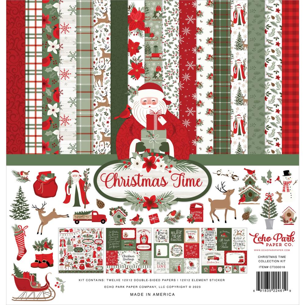 Echo Park Christmas Time 12 x 12 Collection Kit ct330016