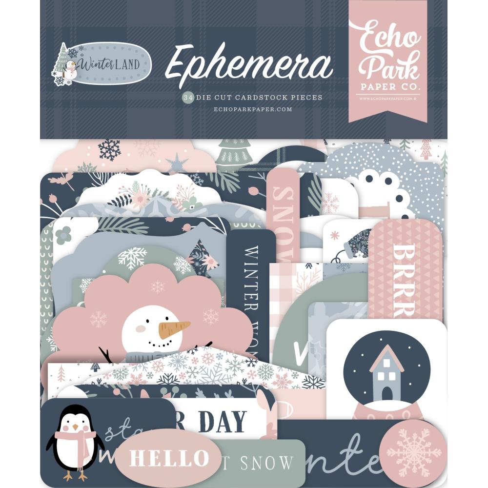 Echo Park Winterland Ephemera wtl333024