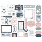 Echo Park Winterland Frames And Tags wtl333025 individual pieces