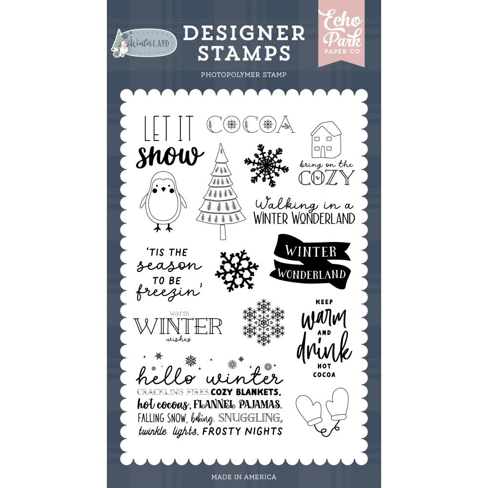 Echo Park Bring On The Cozy Clear Stamps wtl333043