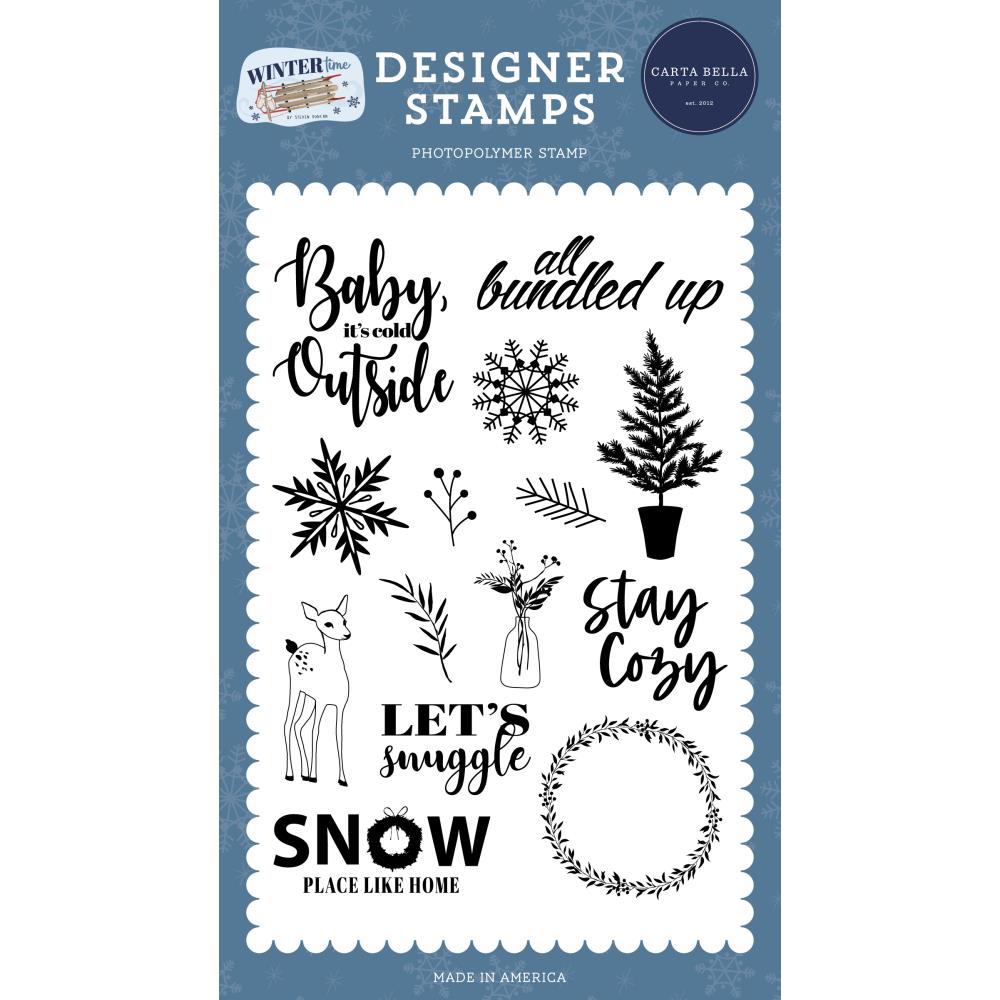 Carta Bella Let's Snuggle Clear Stamps cbwt334040