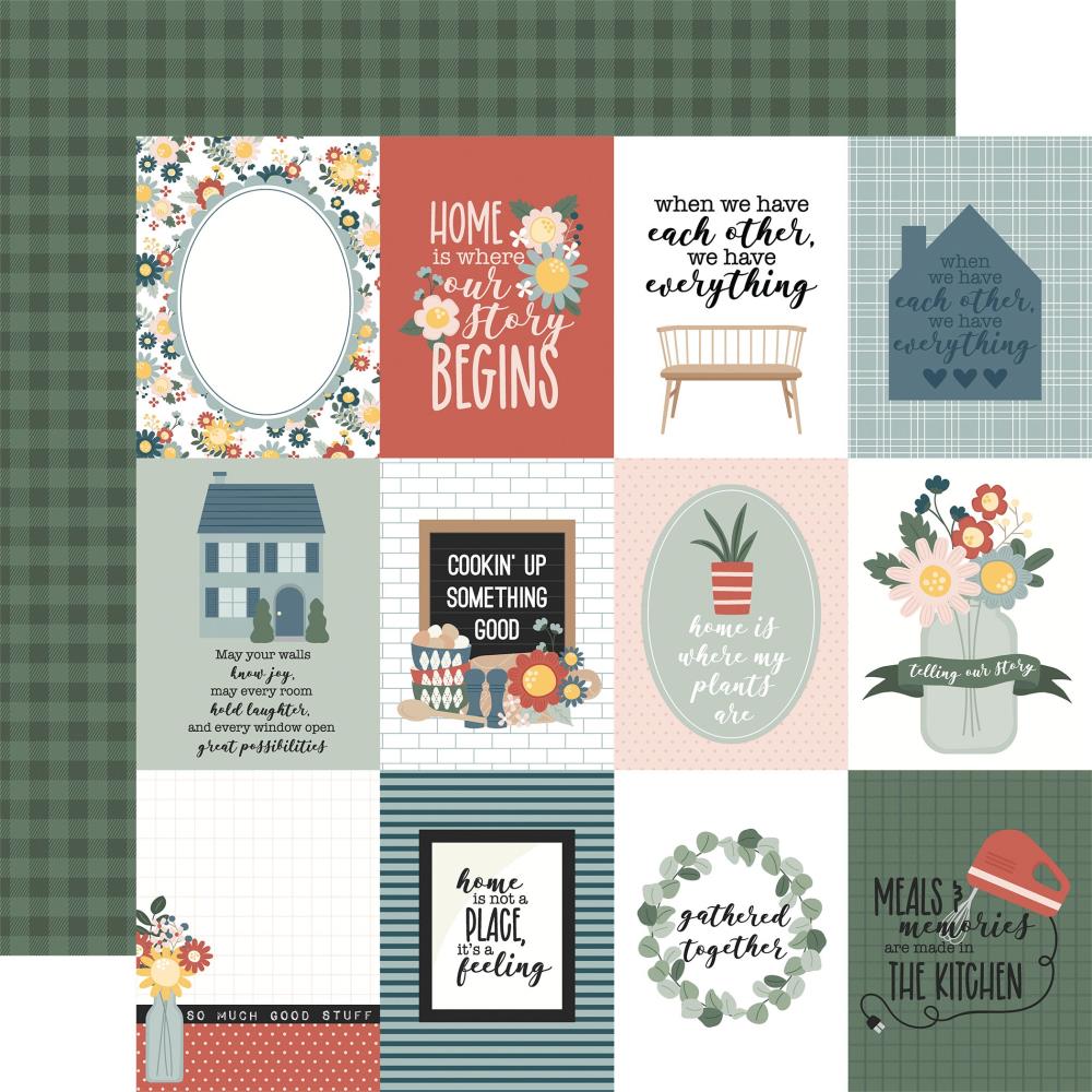 Echo Park Good To Be Home 12 x 12 Collection Kit gth336016 Journaling Cards