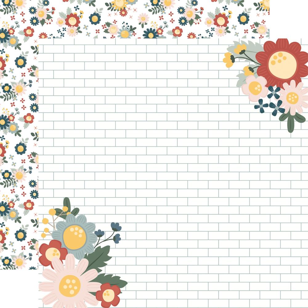 Echo Park Good To Be Home 12 x 12 Collection Kit gth336016 Backsplash Bouquets
