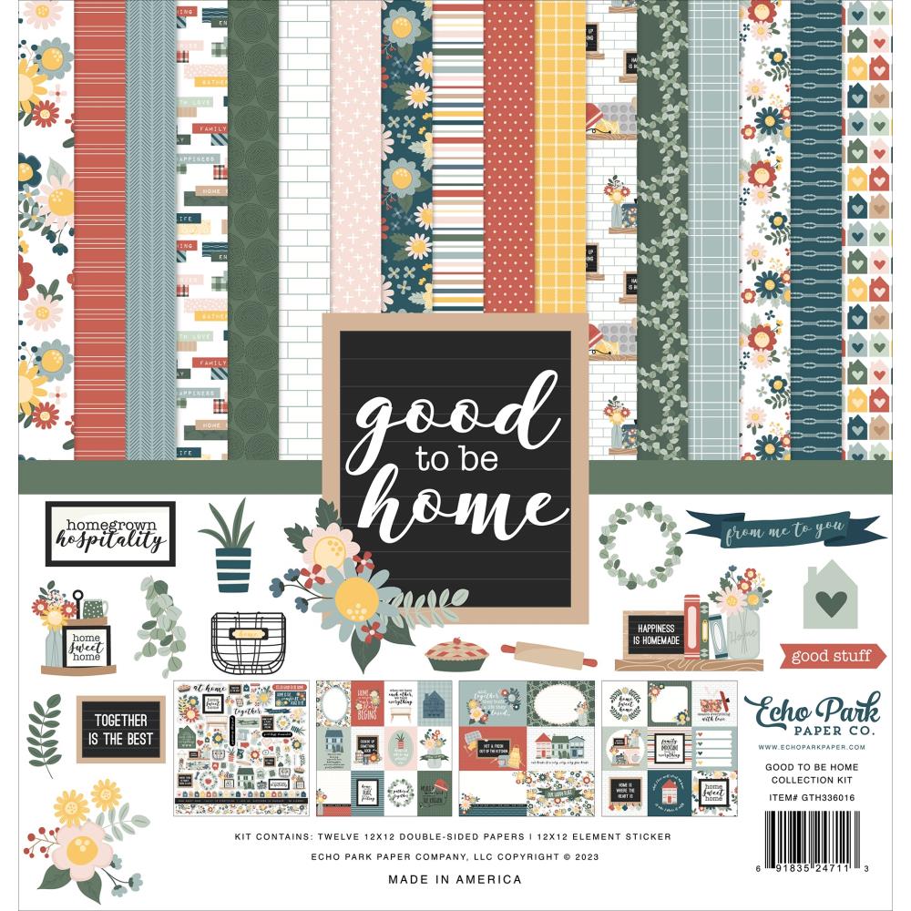 Echo Park Good To Be Home 12 x 12 Collection Kit gth336016