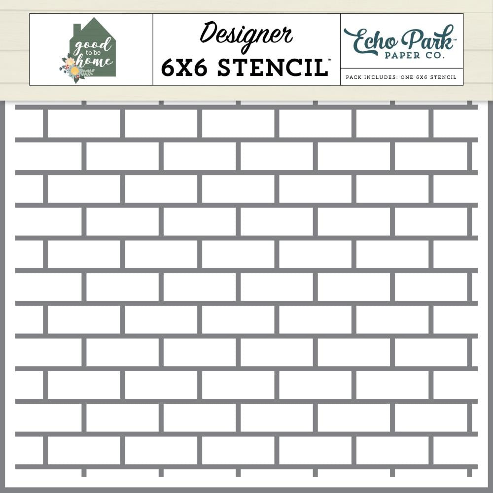 Echo Park Small Subway Tiles 6 x 6 Stencil gth336033