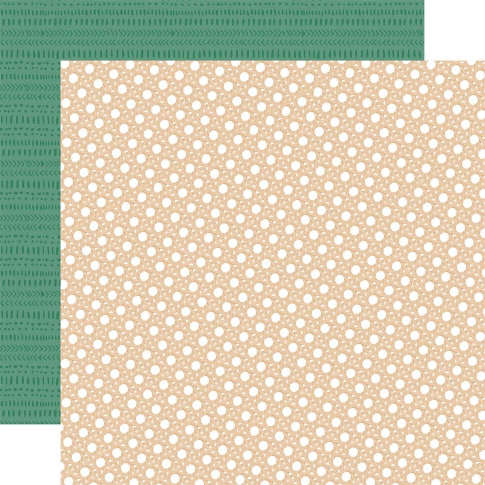 Carta Bella At Home 12 x 12 Collection Kit cbah339016 green and rattan patterns