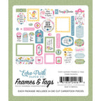 Echo Park Fairy Garden Frames And Tags fg338025 Back of Packaging View