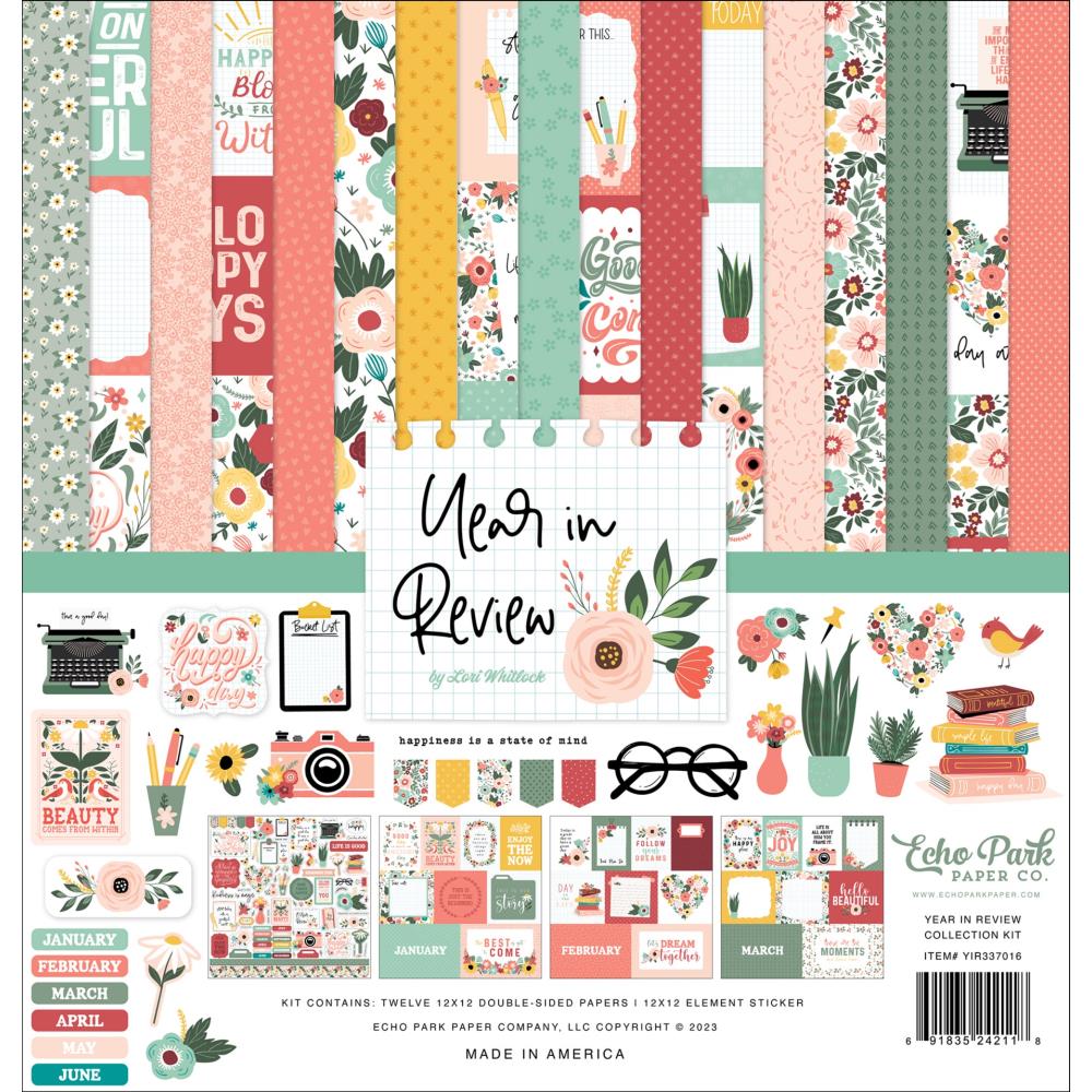 Echo Park Year In Review 12 x 12 Collection Kit yir337016