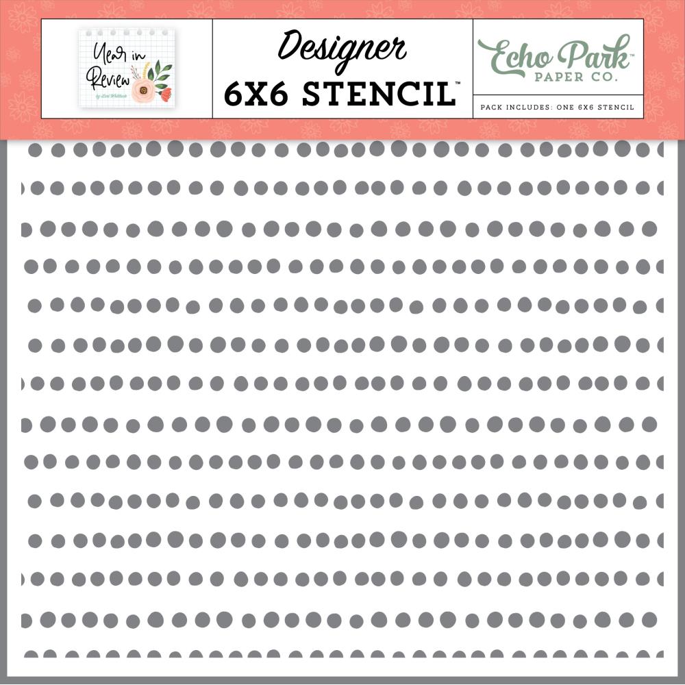 Echo Park To Do List Dots 6 x 6 Stencil yir337033