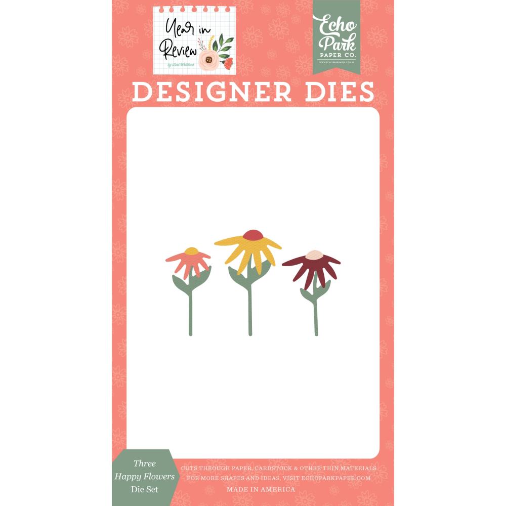 Echo Park Three Happy Flowers Dies yir337040
