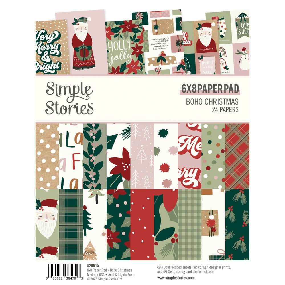 Simple Stories Boho Christmas 6 x 8 Paper Pad 20615