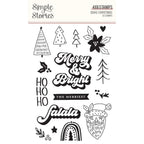 Simple Stories Boho Christmas Clear Stamps 20616