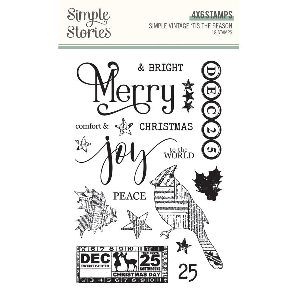 Simple Stories 'Tis The Season Clear Stamps 20720
