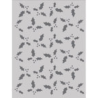 Simple Stories Vintage Dear Santa Holly 6 x 8 Stencil 20834 Detailed Product View