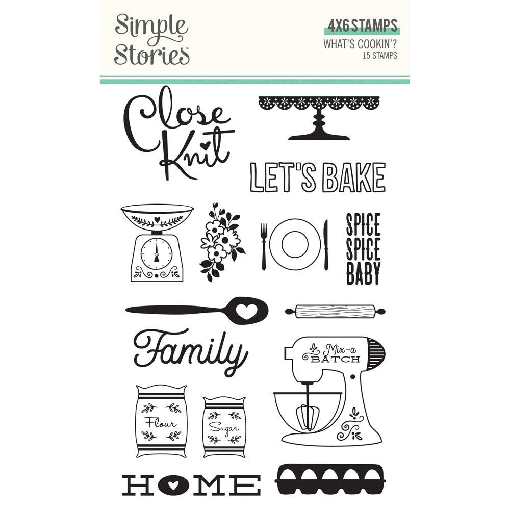 Simple Stories What's Cookin' Clear Stamps 21116