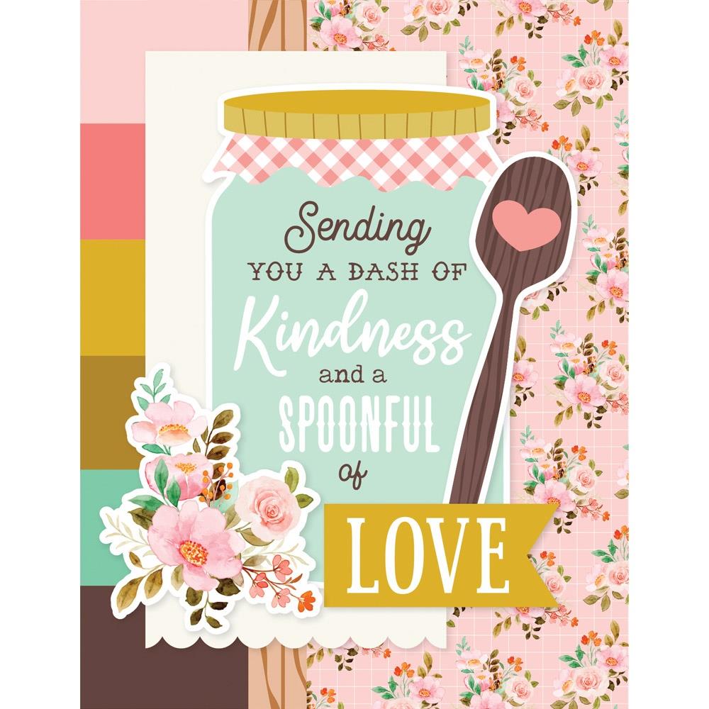 Simple Stories What's Cookin' Card Kit 21131 Spoonful of Love Card
