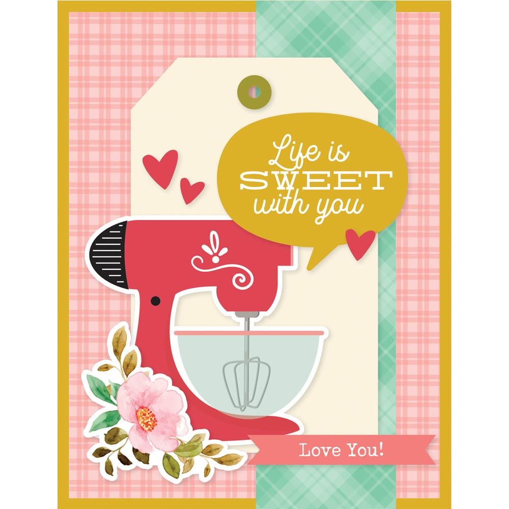 Simple Stories What's Cookin' Card Kit 21131 Mixer Card