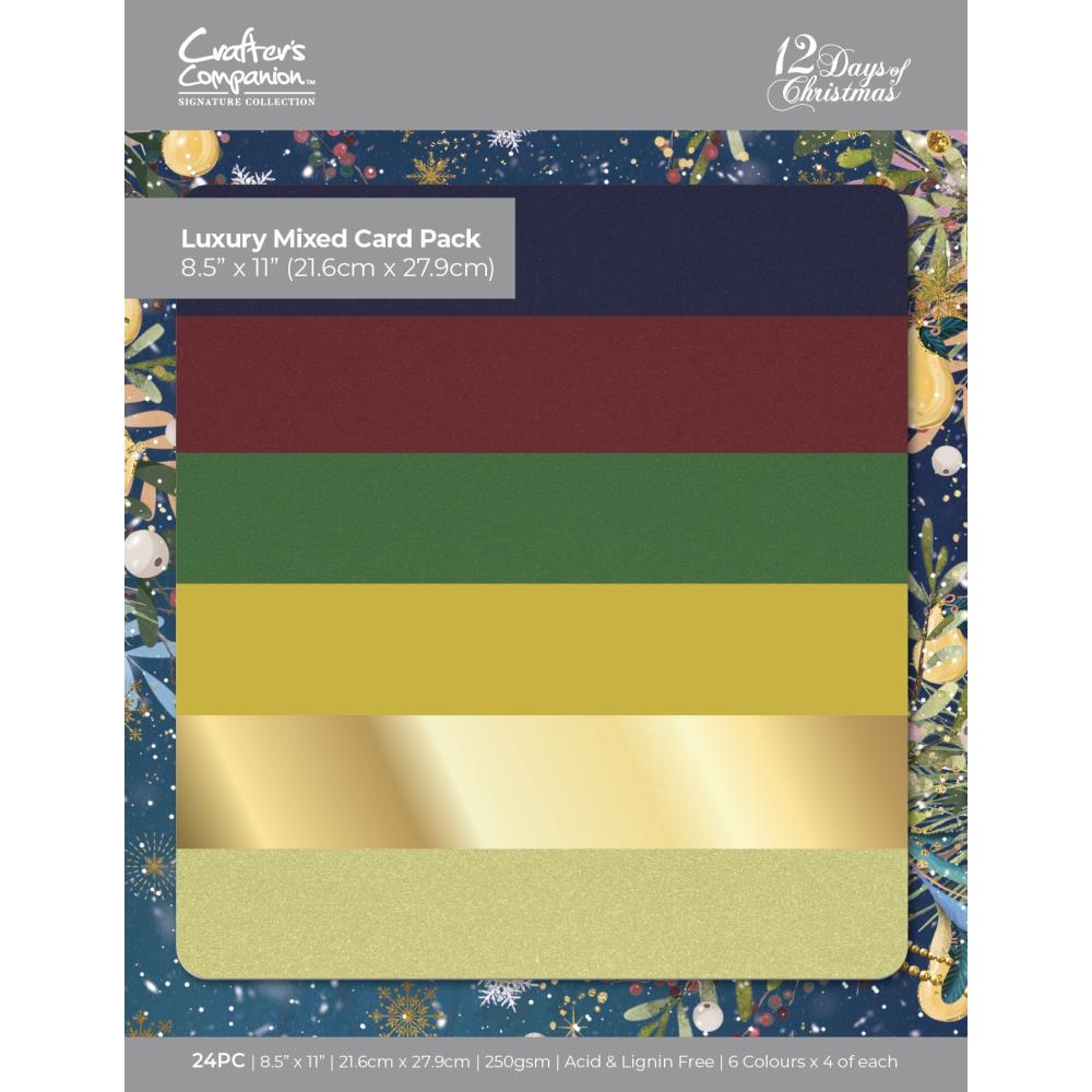 Crafter's Companion Twelve Days Of Christmas Luxury Pack tdc-luxmix-us