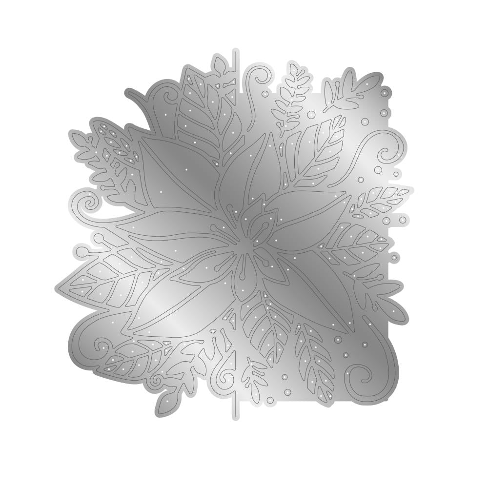 Gemini Joyous Poinsettia Die gem-md-cad-jopo Product View Without Packaging