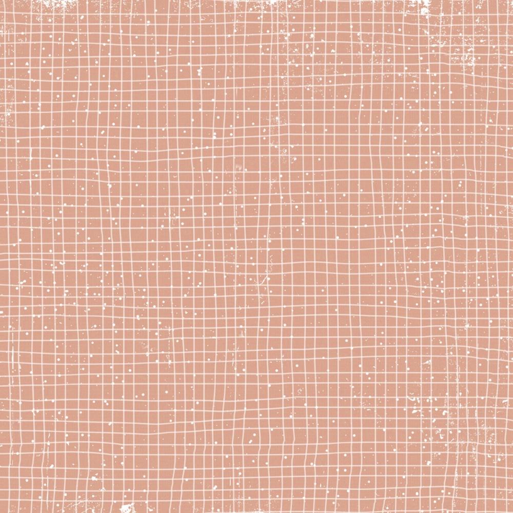 Crafter's Companion Christmas Cheer 12 x 12 Paper Pad cc-pad12-chch Detailed Product View Distressed Pink Grid Pattern